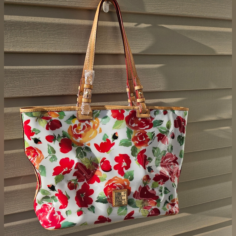 Dooney & Bourke Floral Tote Bag - Picture 4 of 16